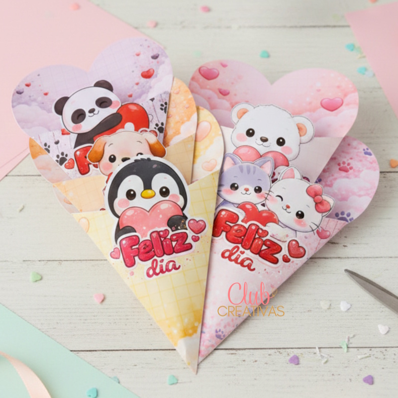 pack digital maxi conos corazon